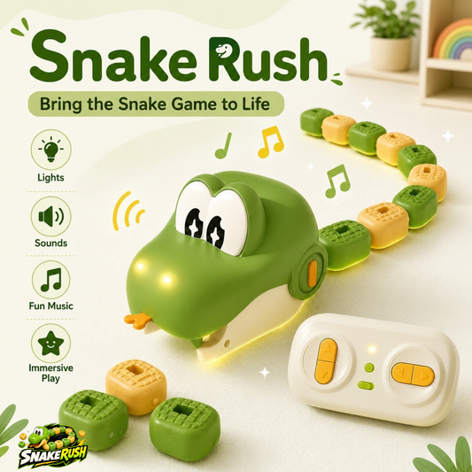 SnakeRush™ – Le serpent qui grandit en jouant  🐍